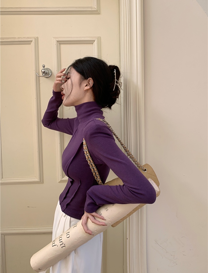 Inside the ride T-shirt bottoming shirt for women