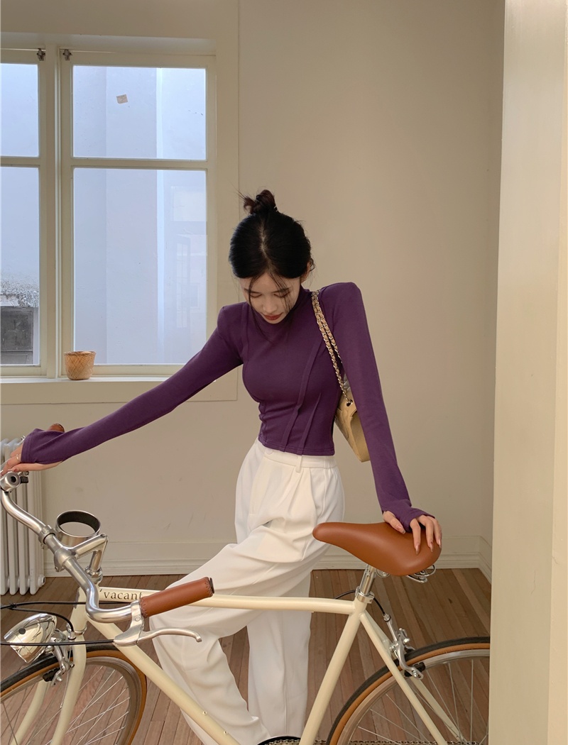 Inside the ride T-shirt bottoming shirt for women