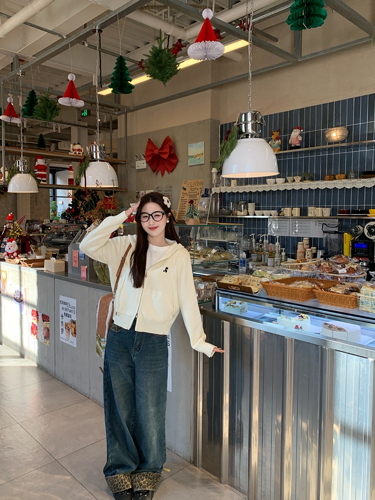 Knitted Korean style tops autumn sweater for women