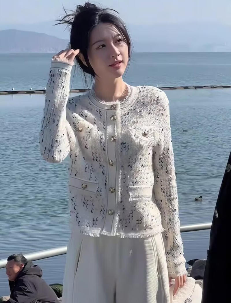 Temperament fashion coat short Western style tops for women