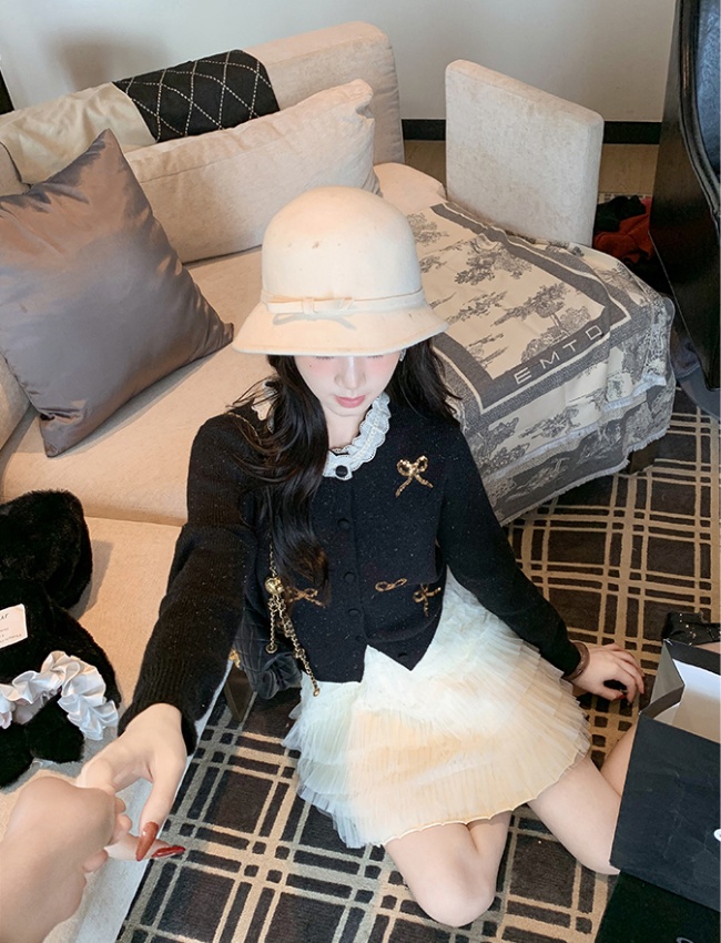 Spring and autumn tops chanelstyle sweater for women