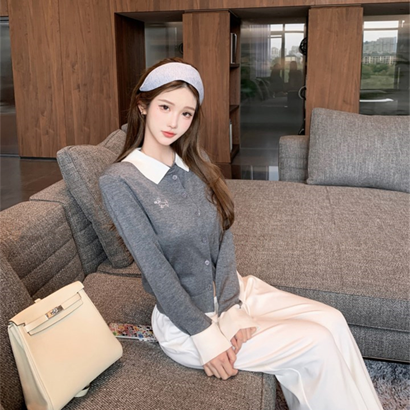 Outside the ride cardigan college style tops for women