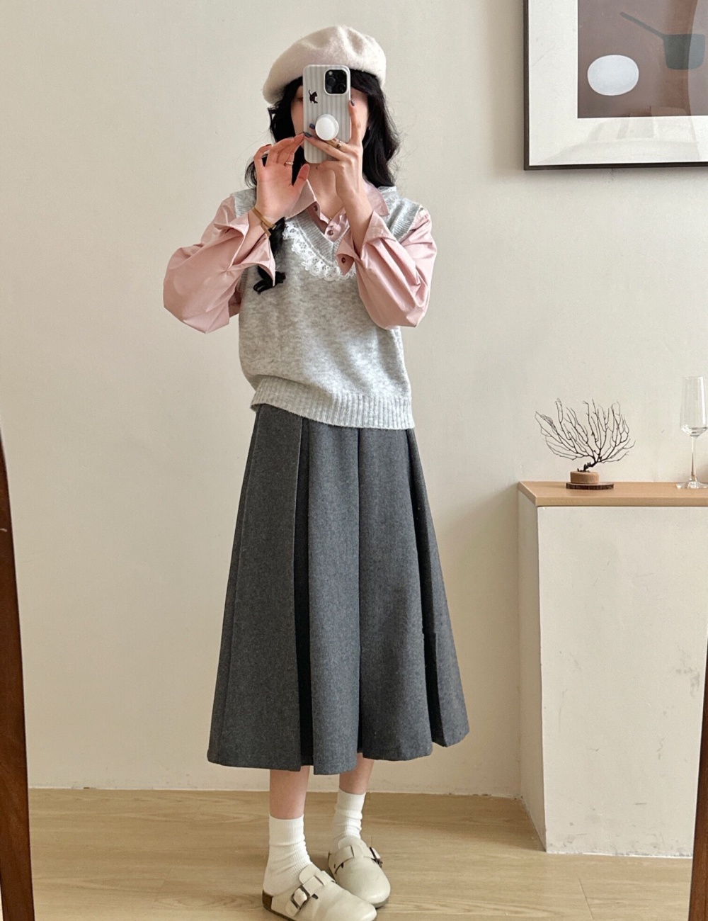 Short sleeveless tops autumn and winter vest for women