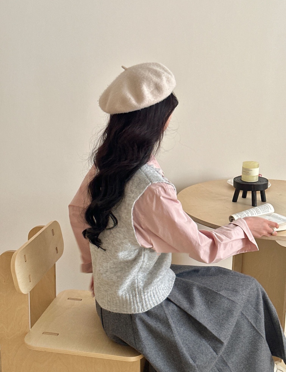 Short sleeveless tops autumn and winter vest for women