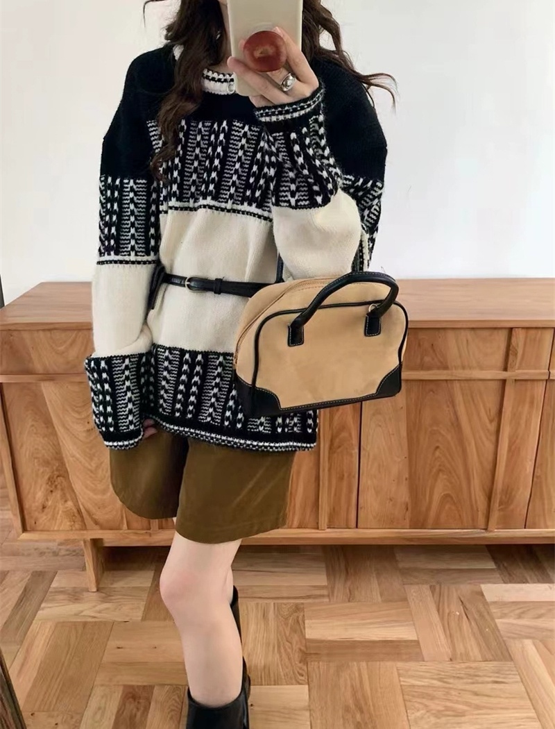 Korean style sweater loose hat for women