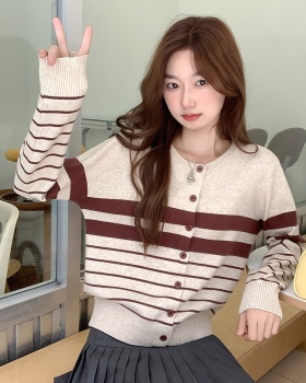 Lazy slim coat autumn and winter sweater for women
