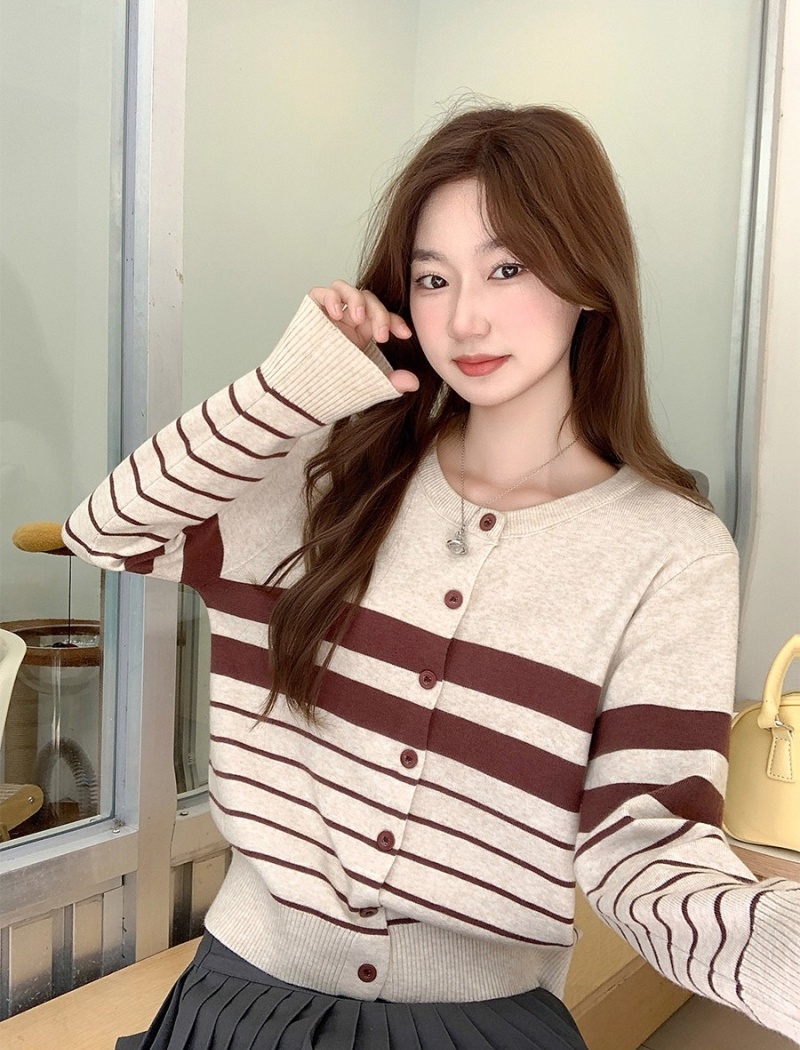 Lazy slim coat autumn and winter sweater for women