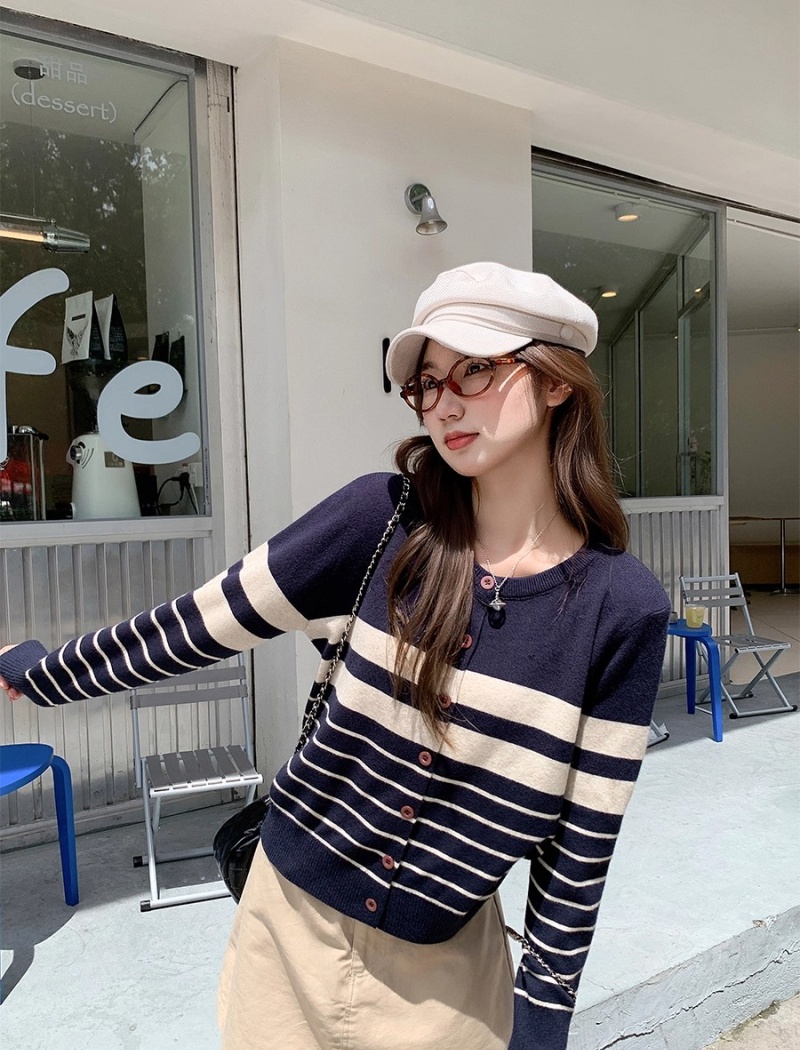 Lazy slim coat autumn and winter sweater for women