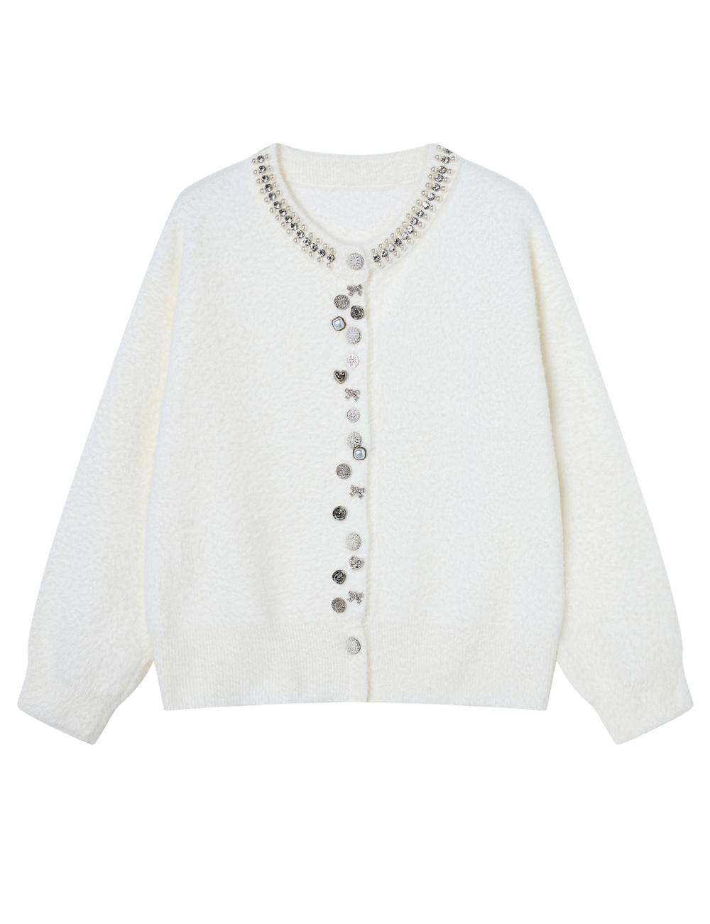Autumn and winter chanelstyle coat knitted cardigan