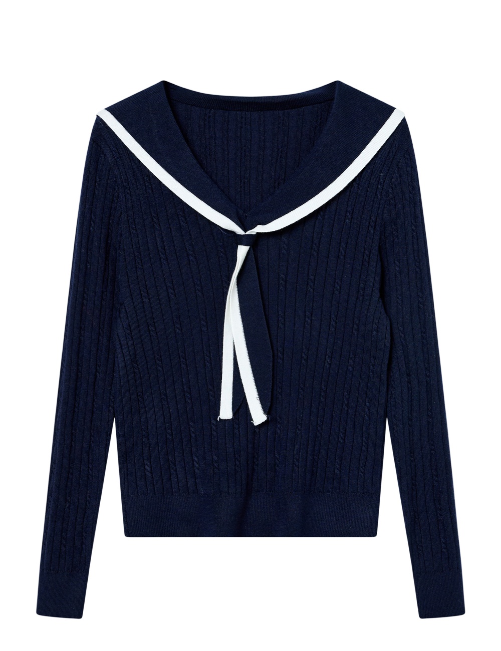 Autumn Casual stripe long sleeve sweater for women
