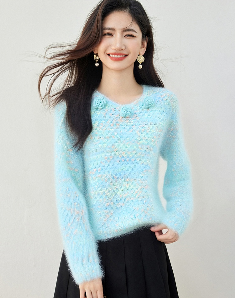 Loose stereoscopic sweater autumn fashion tops