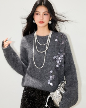 Tender lazy autumn symphony France style sweater