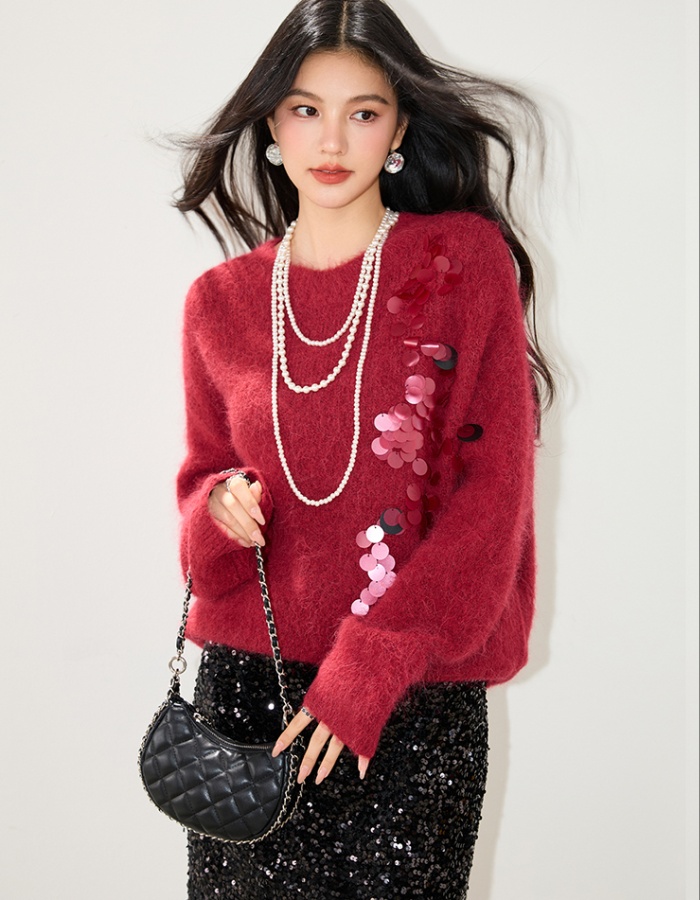 Tender lazy autumn symphony France style sweater