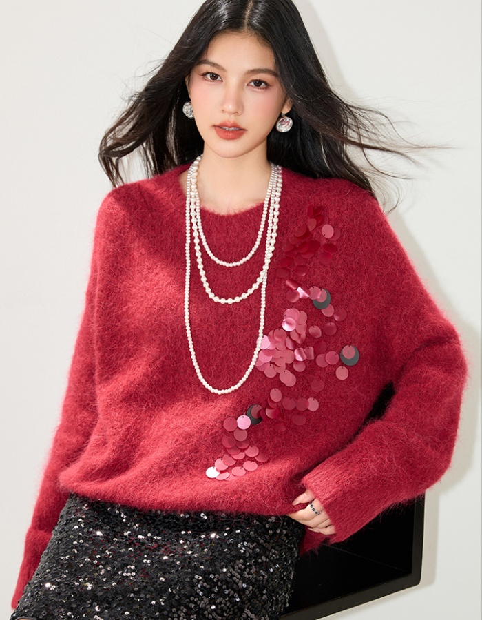 Tender lazy autumn symphony France style sweater