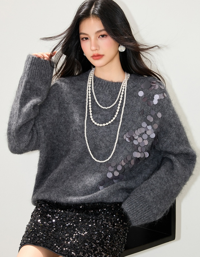 Tender lazy autumn symphony France style sweater