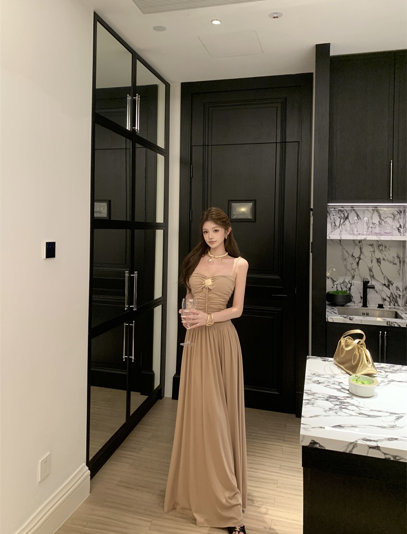 Temperament summer dress sling formal dress for women