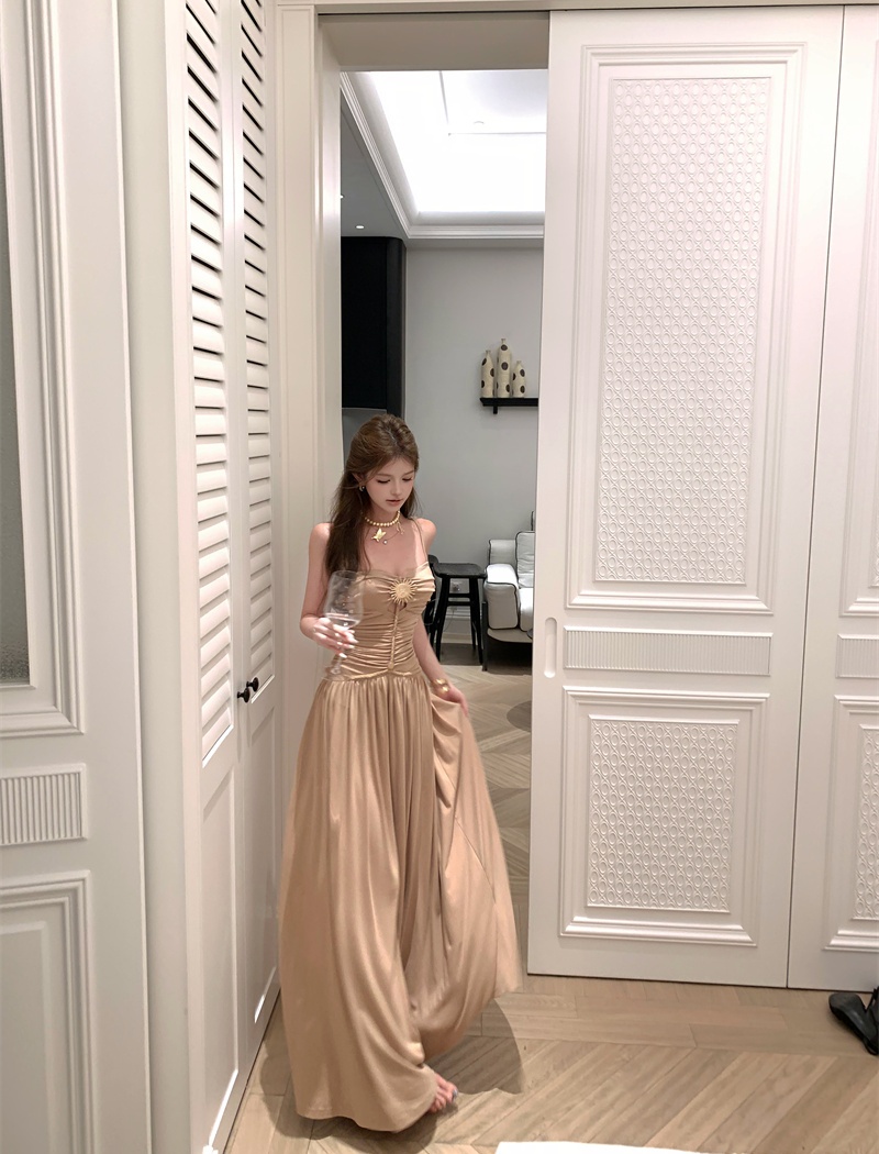 Temperament summer dress sling formal dress for women