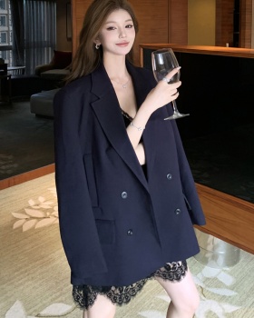 Retro fashion business suit handsome coat