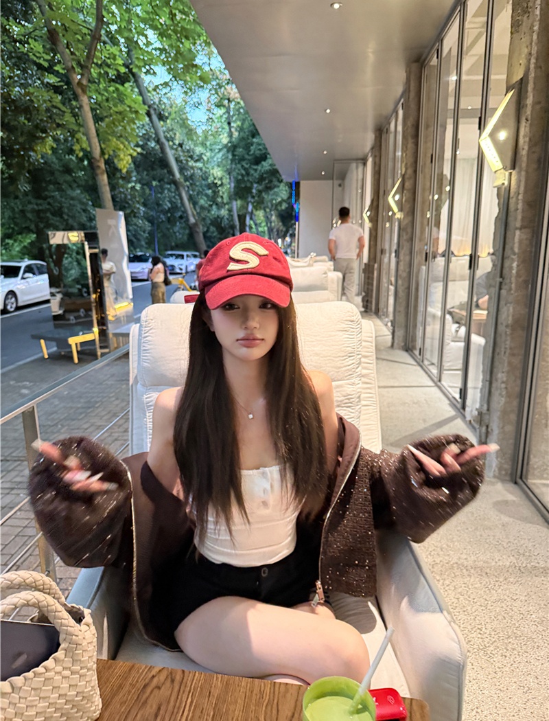 Retro loose autumn woolen chanelstyle hooded coat for women