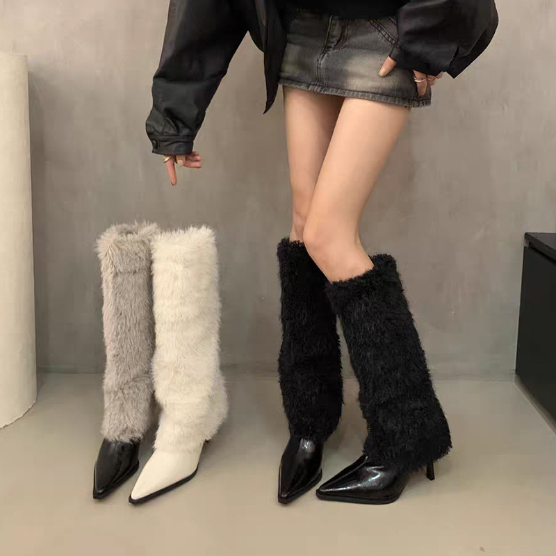 Pointed spicegirl spring European style boots for women