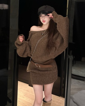 Temperament sexy slim dress spicegirl autumn and winter sweater