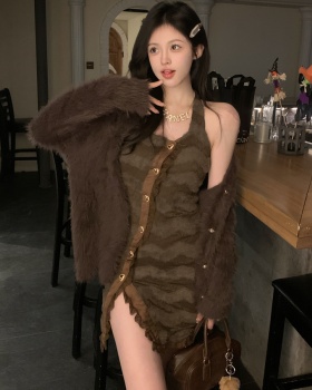 Spicegirl T-back coat 2pcs set for women