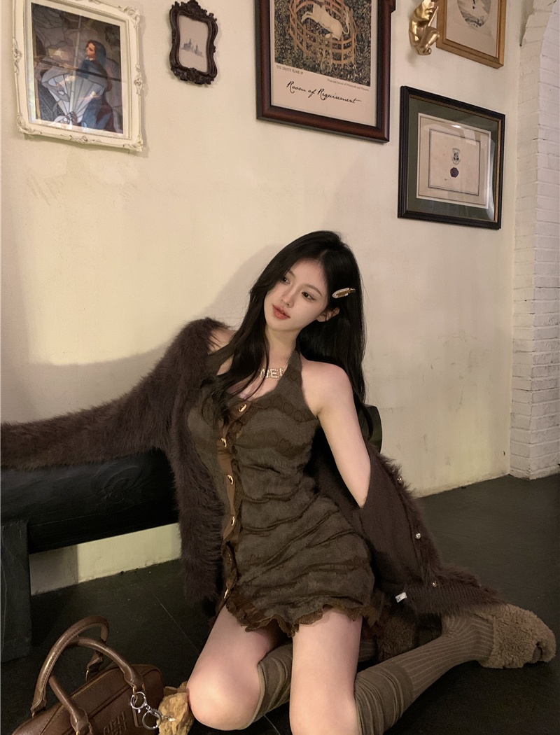 Spicegirl T-back coat 2pcs set for women