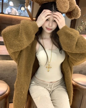 Brown cardigan