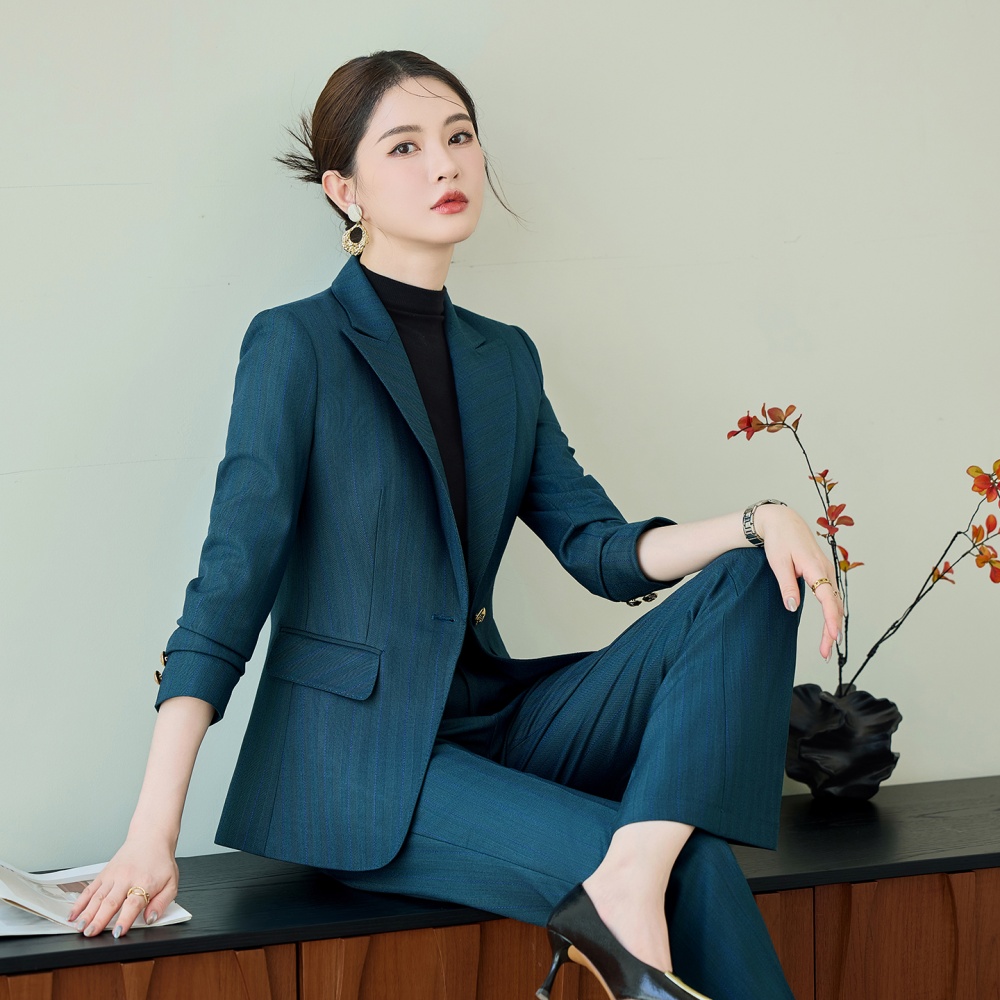 Profession business suit host suit pants a set for women