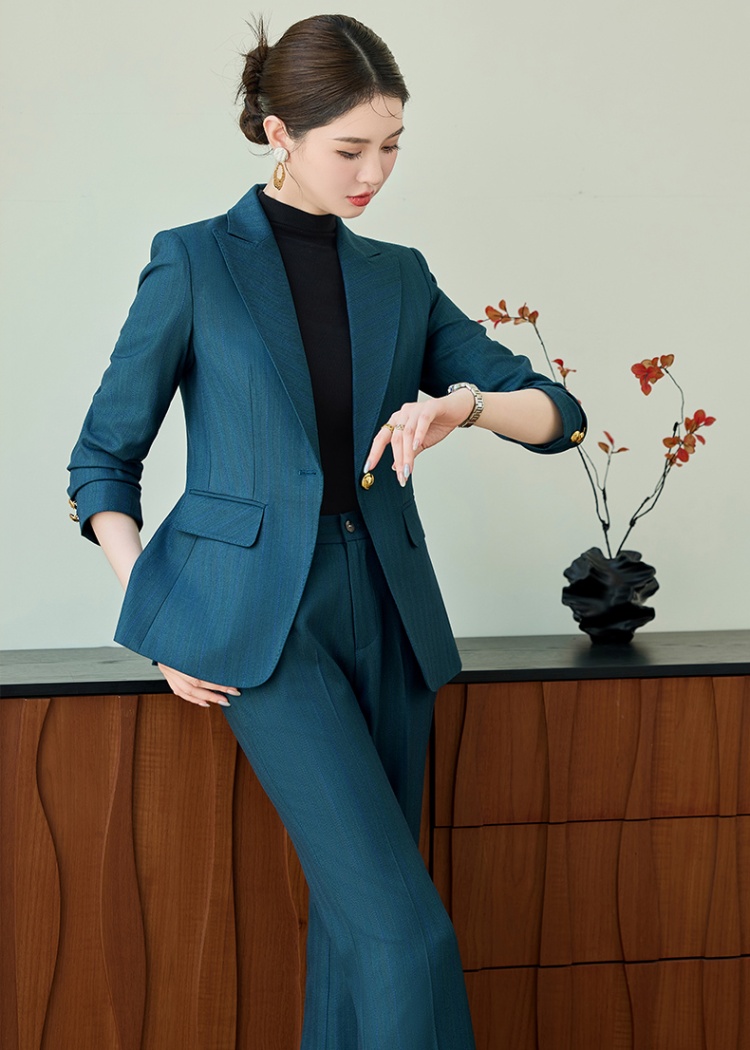 Profession business suit host suit pants a set for women