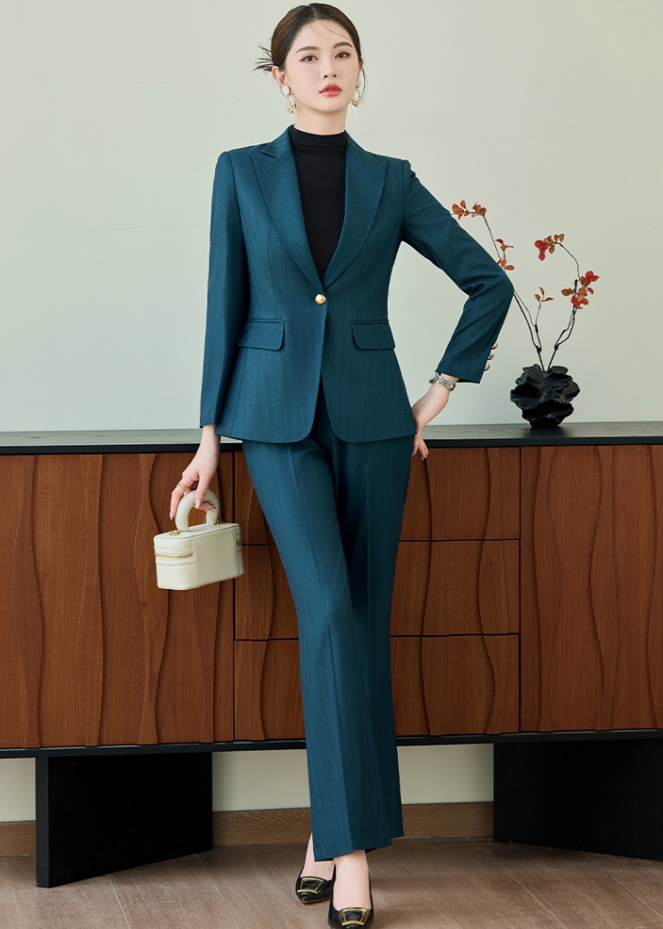 Profession business suit host suit pants a set for women