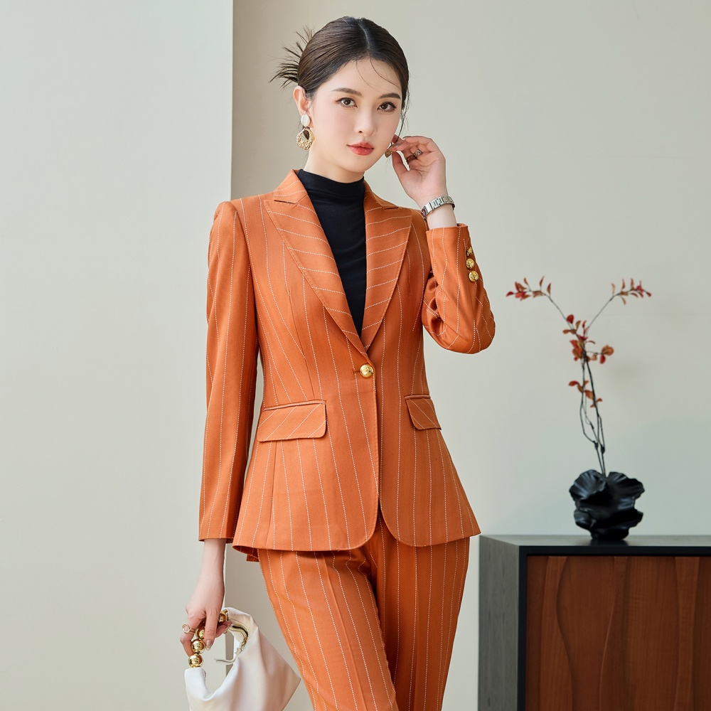 Profession business suit host suit pants a set for women