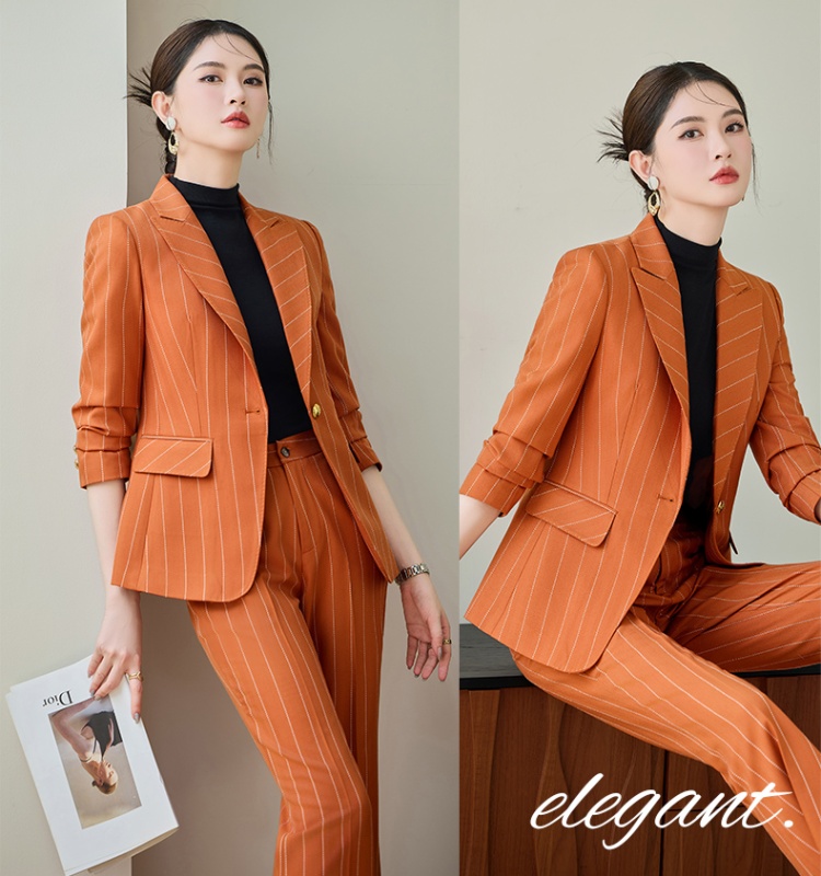 Profession business suit host suit pants a set for women