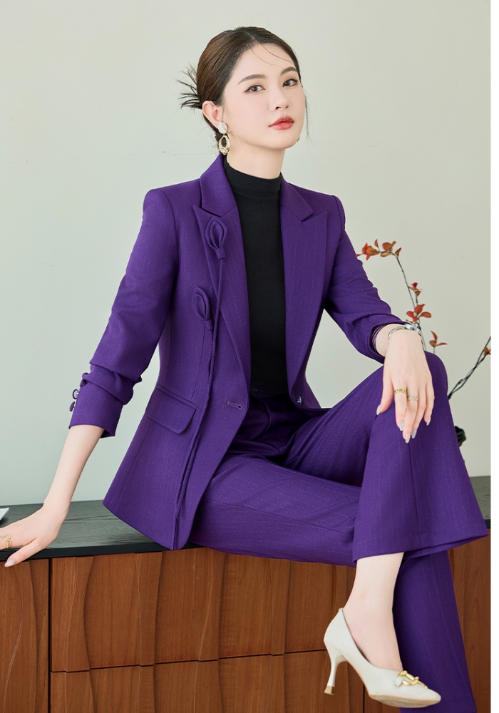 Profession suit pants host business suit 2pcs set