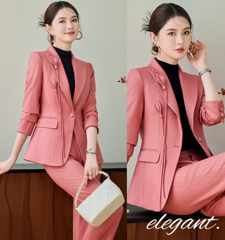 Profession suit pants host business suit 2pcs set