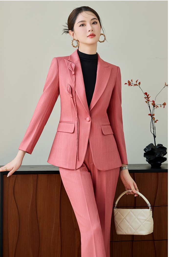 Profession suit pants host business suit 2pcs set
