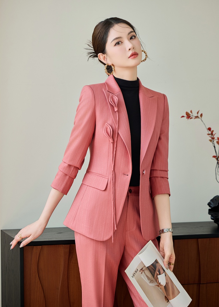 Profession suit pants host business suit 2pcs set