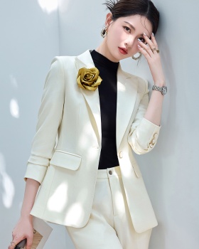 Slim host business suit profession coat for women