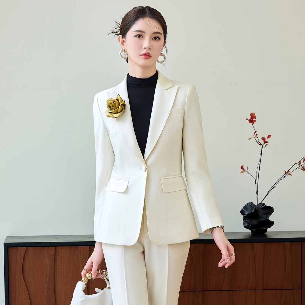 Slim host business suit profession coat for women