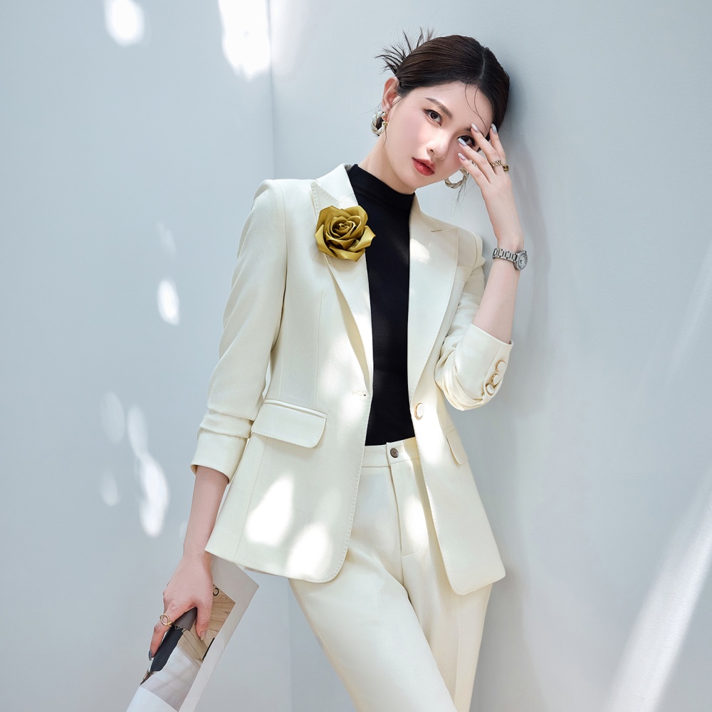 Slim host business suit profession coat for women