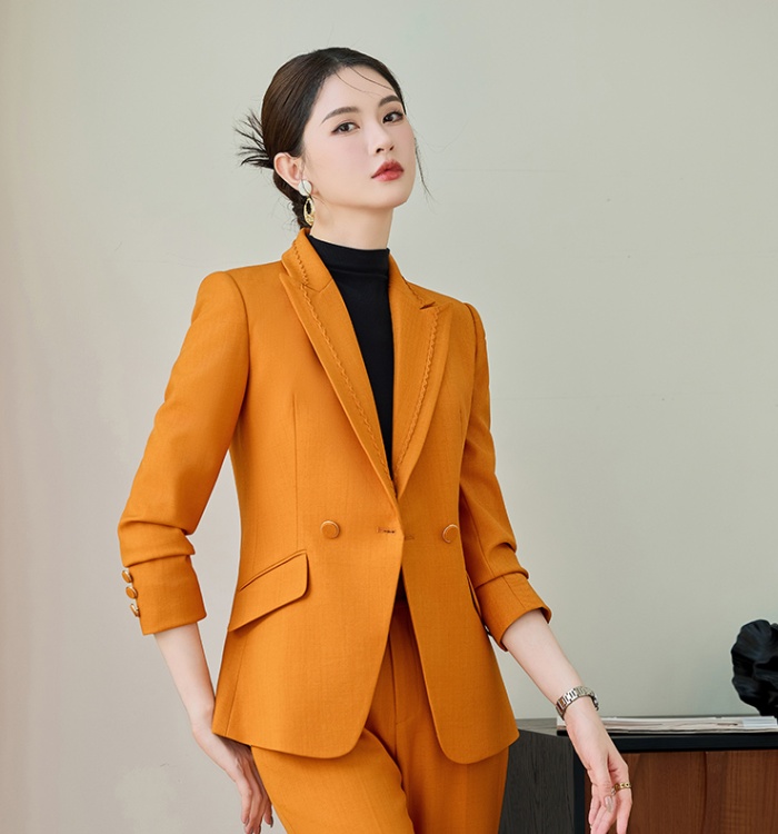 Wedding slim coat host business suit for women