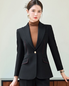 Wedding host coat commuting a buckle business suit for women