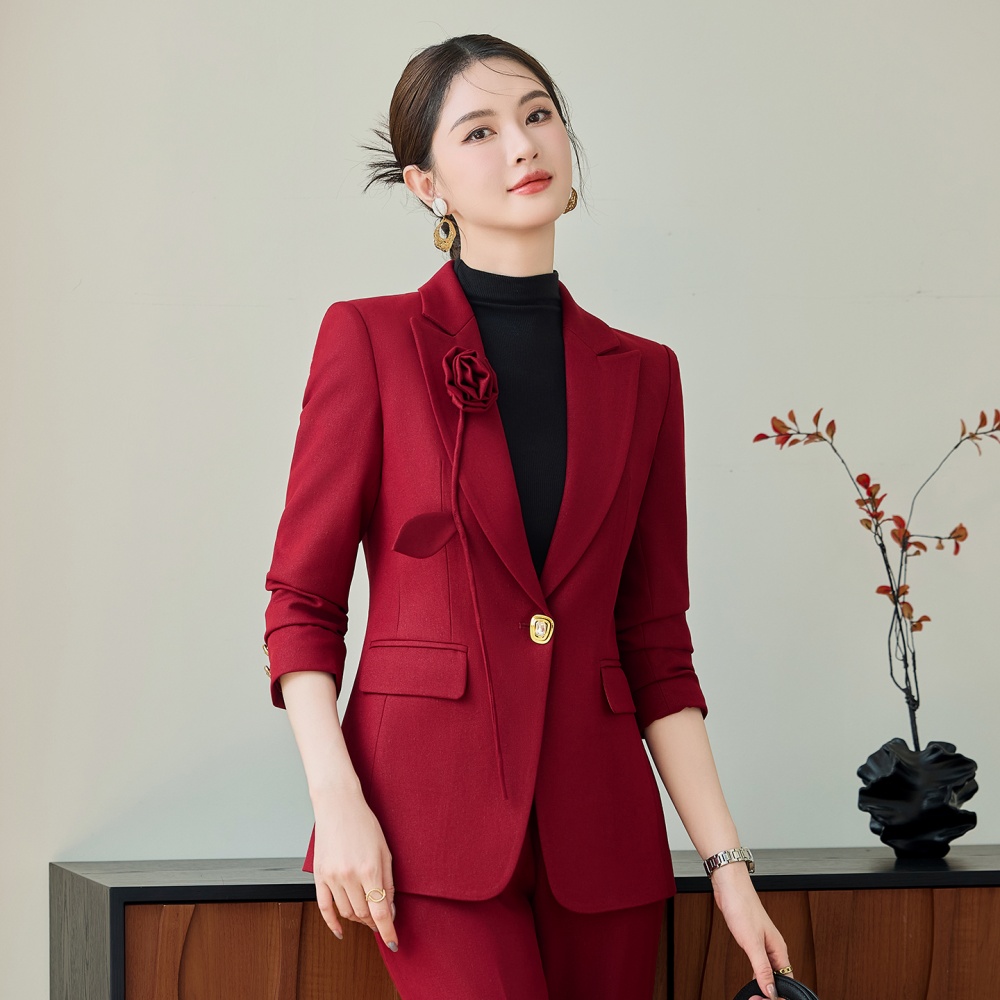 Profession commuting business suit overalls coat for women