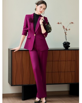 Commuting suit pants business suit 2pcs set for women