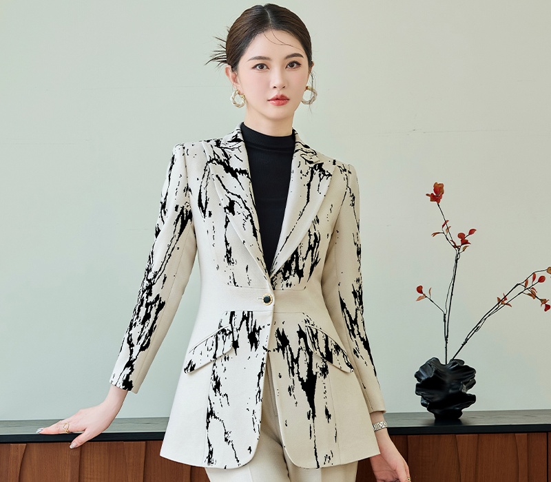 Commuting a buckle overalls coat wedding slim business suit