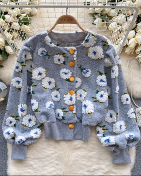 Autumn and winter retro jacket single-breasted cardigan