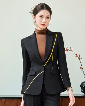Autumn profession business suit slim host coat for women