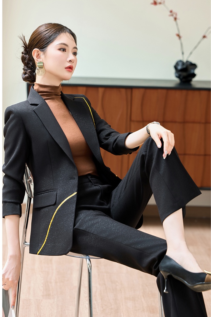 Autumn business suit commuting suit pants 2pcs set for women