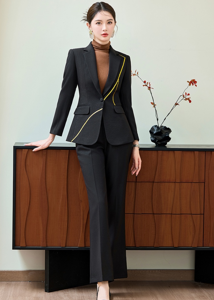 Autumn business suit commuting suit pants 2pcs set for women