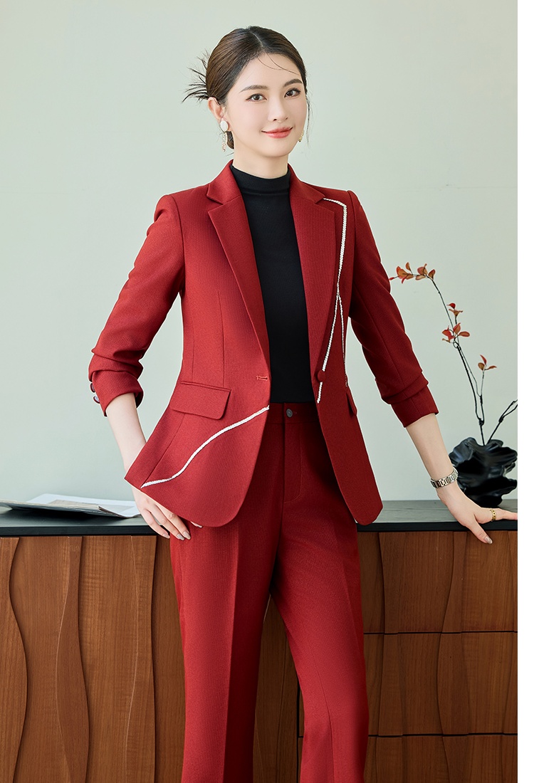 Autumn business suit commuting suit pants 2pcs set for women